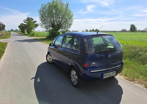 Opel Meriva cena 9900 przebieg: 161000, rok produkcji 2008 z Olsztynek małe 154